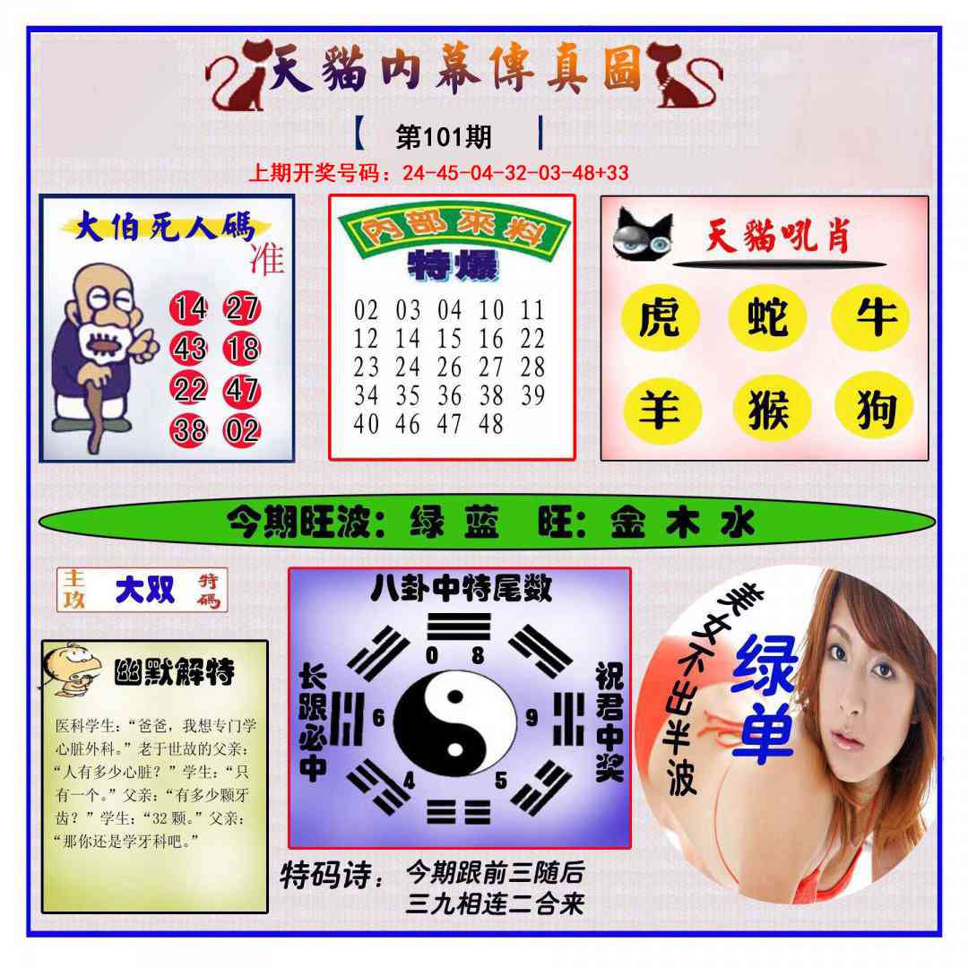 101期内幕传真图[图]